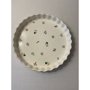 Villeroy and Boch Luxembourg Vilbofour PETITE FLEUR Quiche/Tart Baker